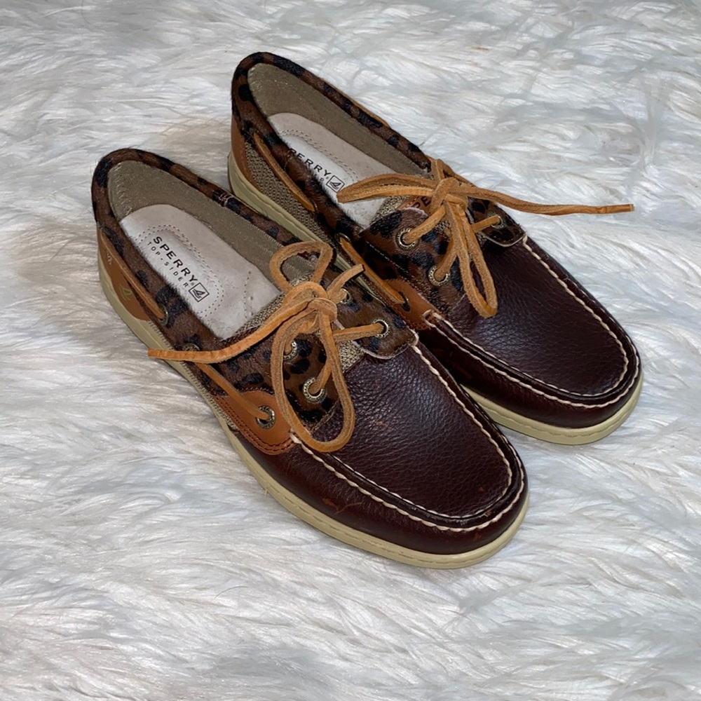 Sperry | Bluefish Leopard Print Boat Shoe